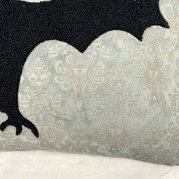 Disney Haunted Mansion Bat Pillow Glow in The Dark New Foolish Mortals Hallmark - Picture 3 of 5
